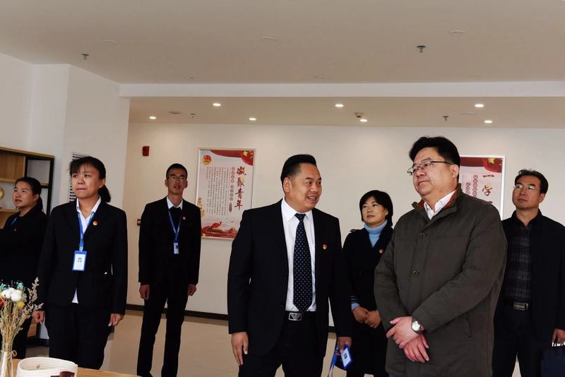 团省委副书记董安宁一行来我公司调研团建工作